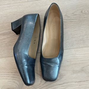 Vintage Square Toe Heels